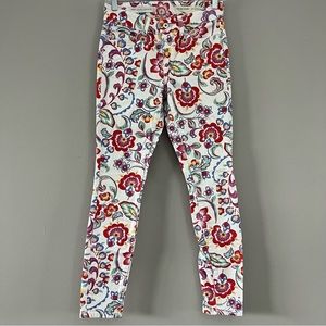 Pilcro and the Letterpress by Anthropologie‎ Mid-Rise Skinny Floral Print Jeans